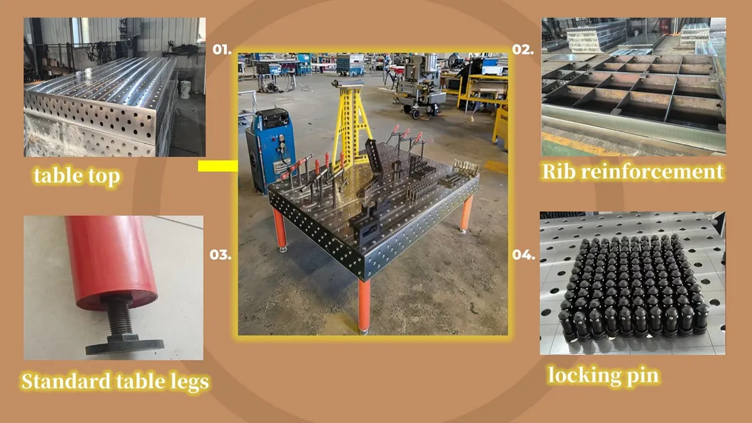 2D3d Welding Table Steel Welding Platform with Modular Welding Clamping System D16D28