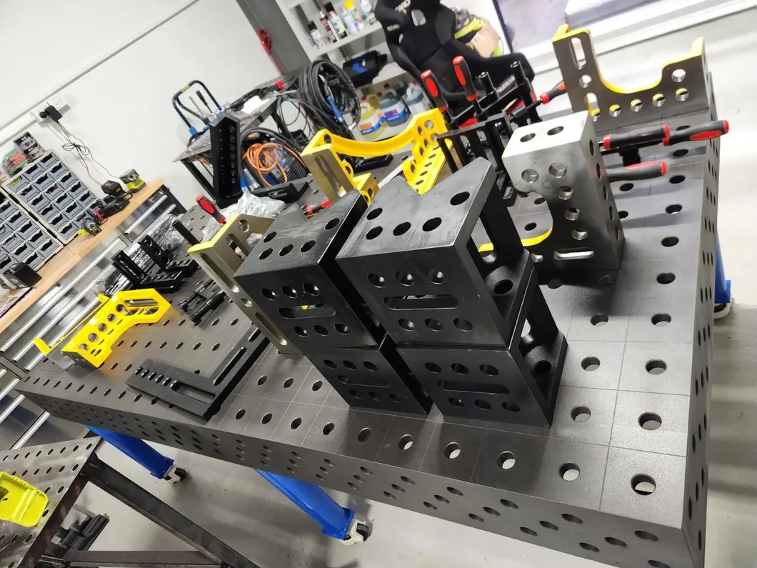 3D Flexible Q345 Welding Tables D16 Hole Workstation