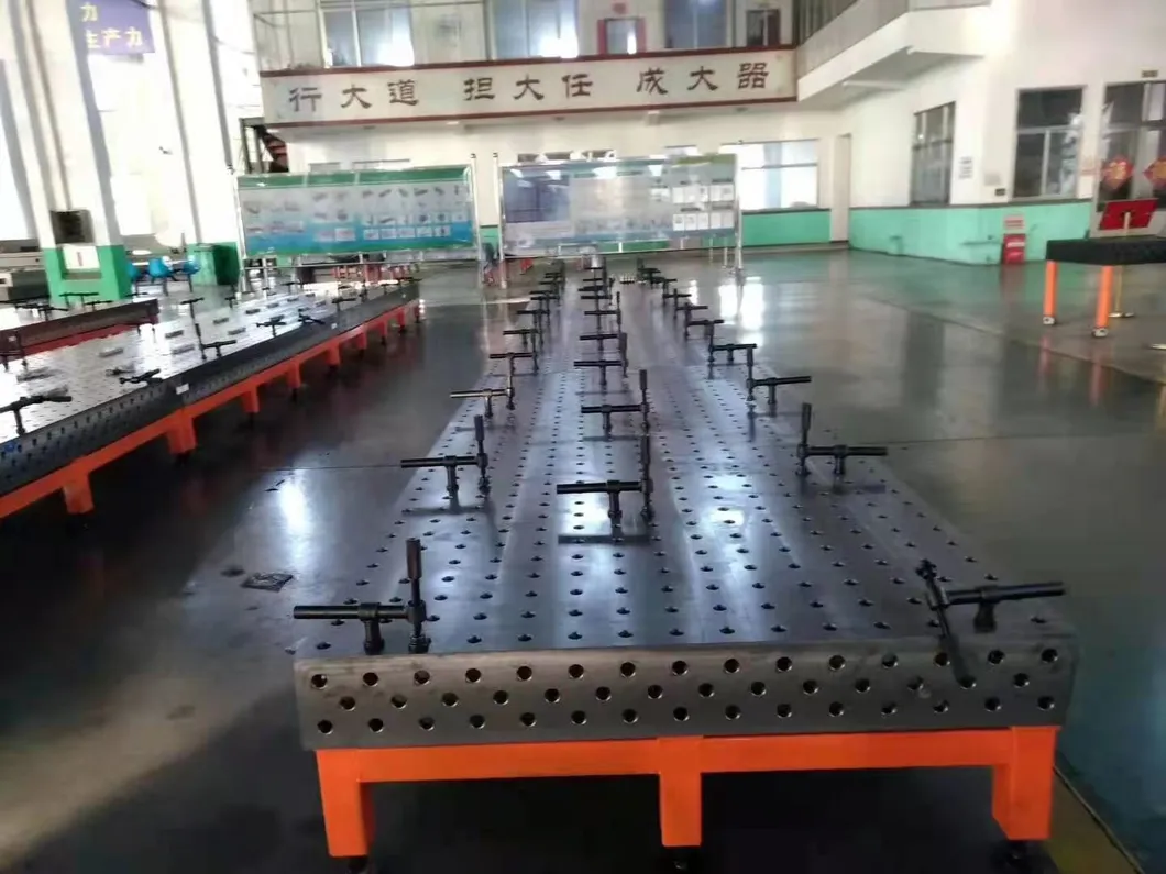 3D Stainless Steel Nitriding and Cast Iron Welding Table with Auxiliary Jig