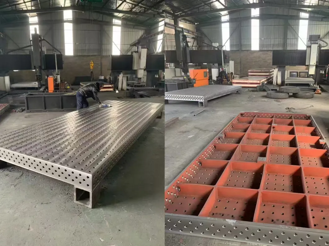 CNC Machining Cast Iron Steel 3D Flexible Welding Table Repair Shop