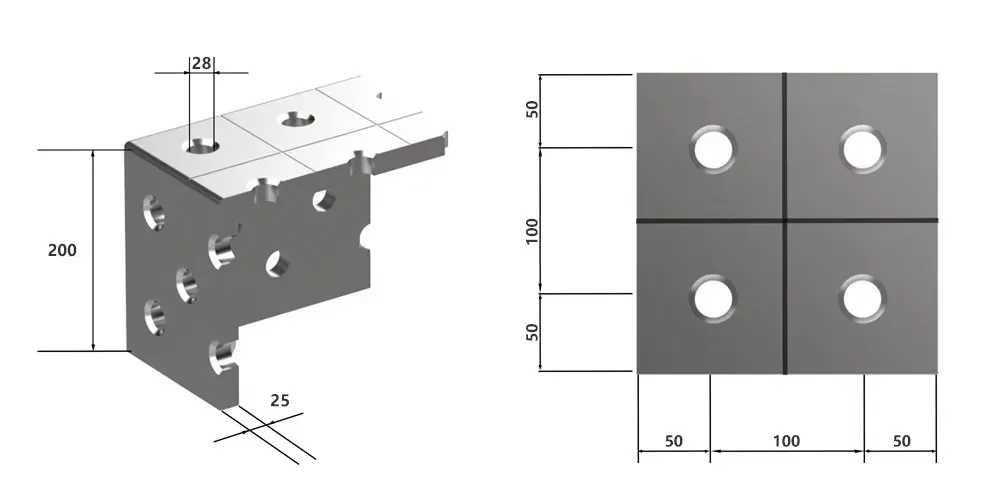 Customizable High Quality Flexible 3D Welding Table Welding Stations