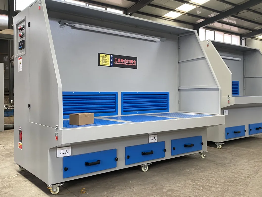 Downdraft Workbench for Polishing and Dust Removal High Suction Dust Collection Function Mobile Workbench