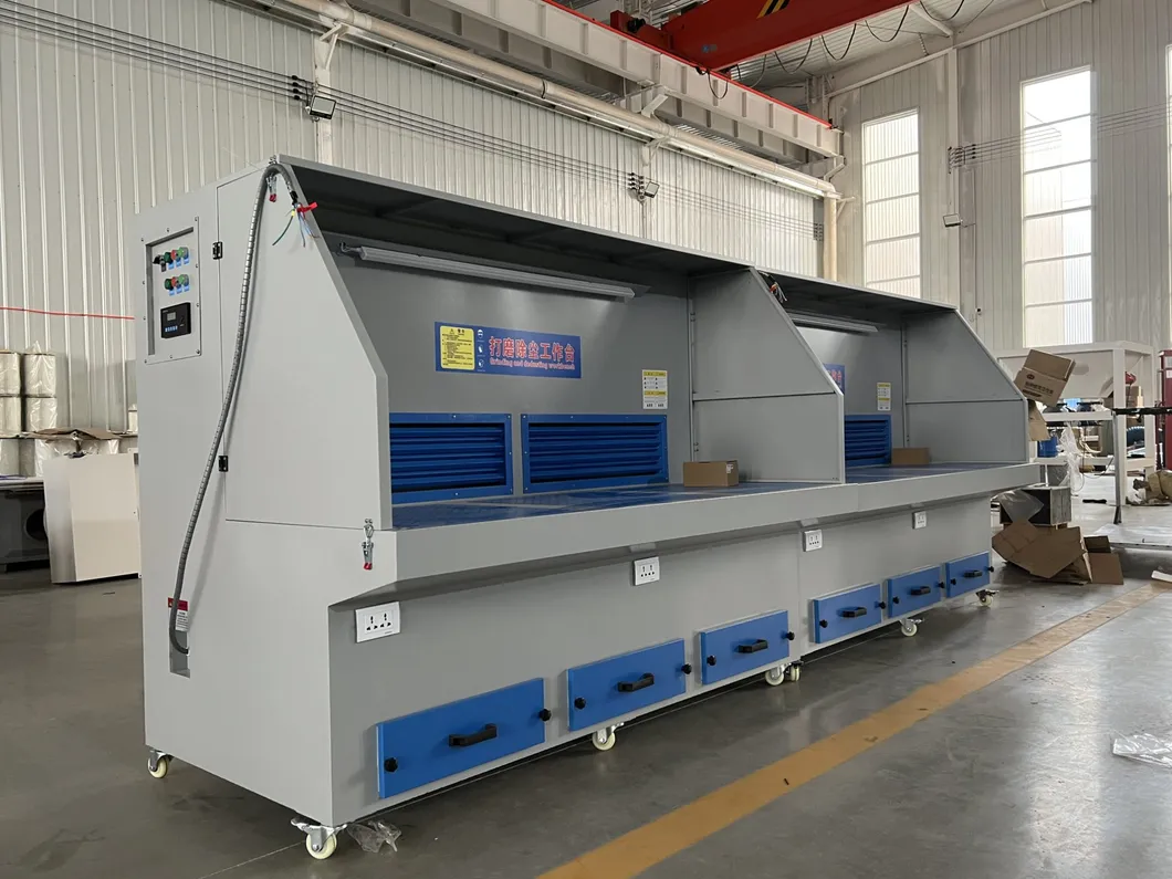 Downdraft Workbench for Polishing and Dust Removal High Suction Dust Collection Function Mobile Workbench