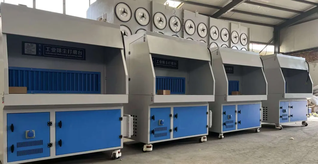 Explosion-Proof Dust Removal Grinding Table, Replaceable Filter Element, Good Dust Removal Effect