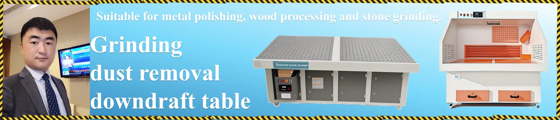 Explosion Proof Polishing Workbench Dust Collector Grinding Table Portable Downdraft Table