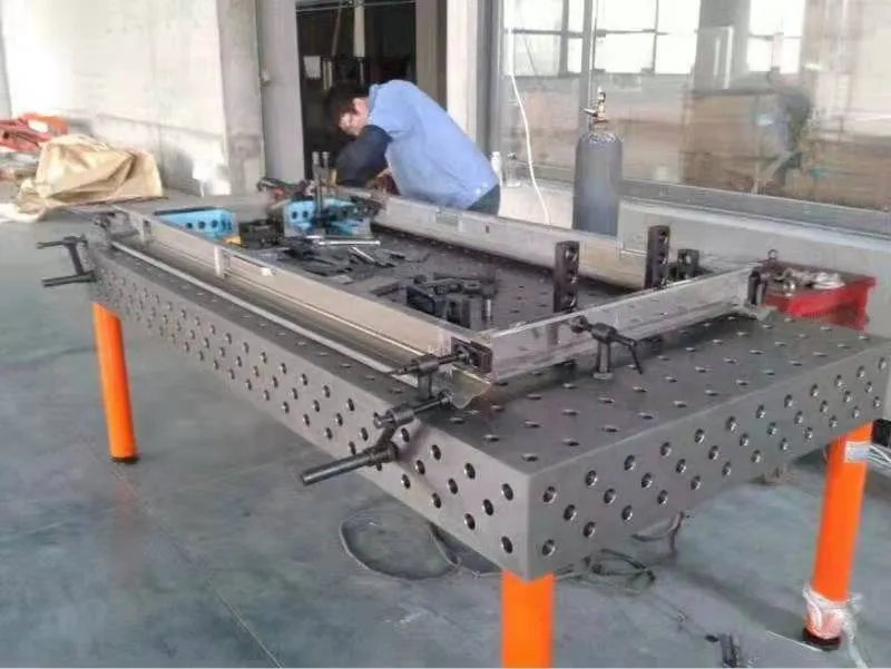 Factory Direct Sales 2400X1200 3D Steel Welding Table Welding Fixture Work Table