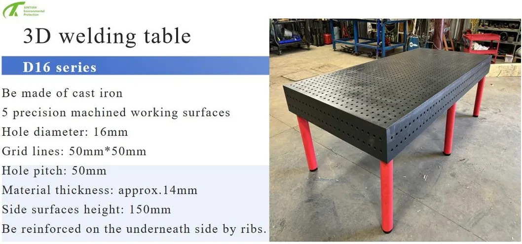 Factory Direct Sales 3D Welding Table Fixing Fixture Steel Nitrided