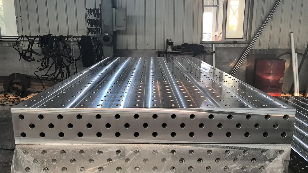 High Quality 2400X1200 D28 Steel Welding Table Repair Shop Auto Factory