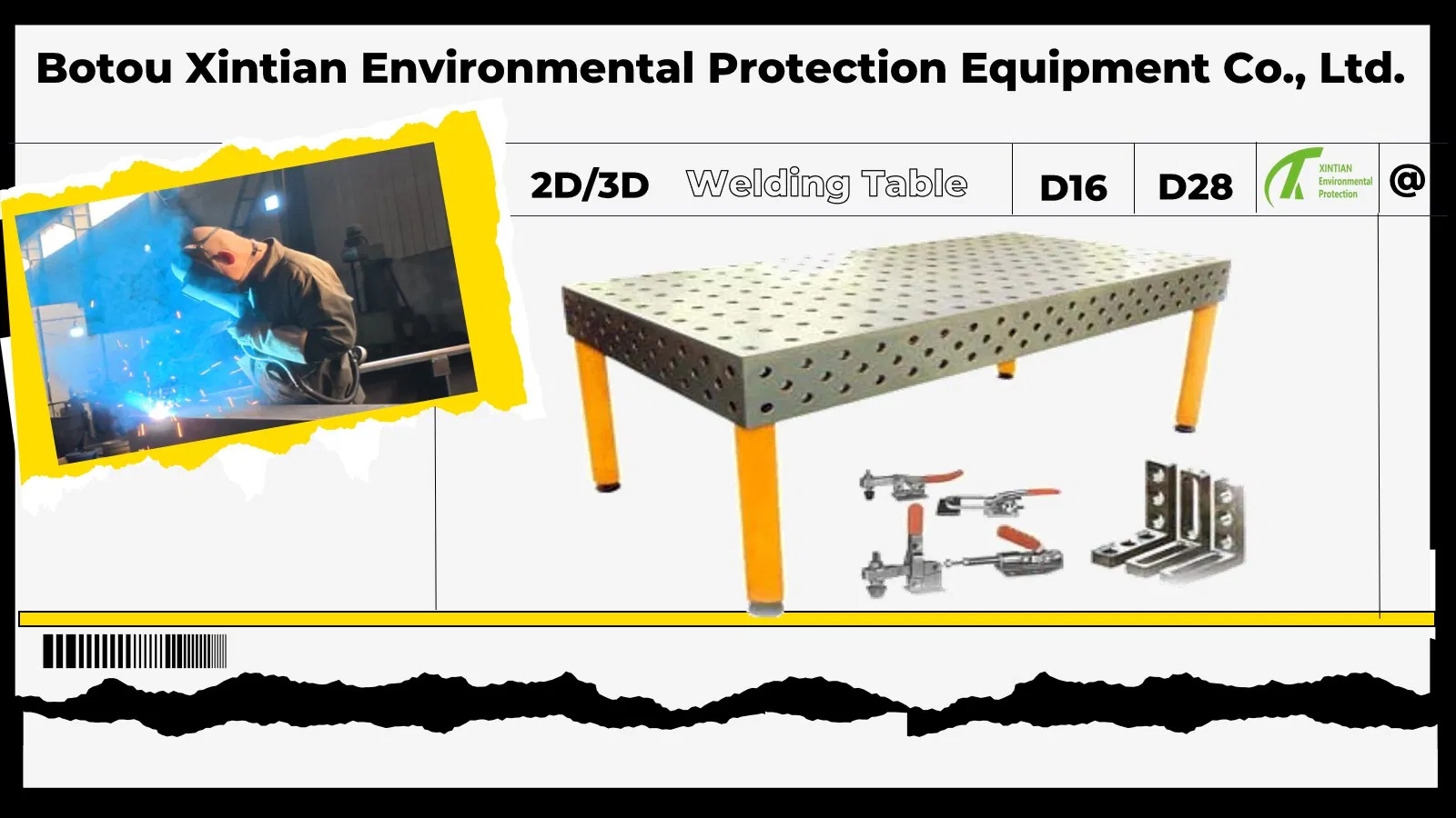 High Quality 2D3d Welding Table Positioning Fixture Welding Machine Workbench