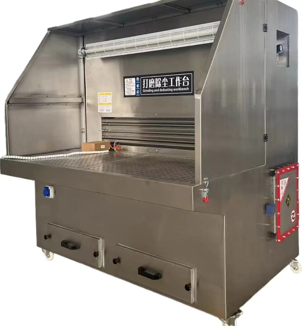High-Quality Explosion-Proof Dust-Absorbing Workbench Is Available for Metal Cutting, Grinding and Polishing.