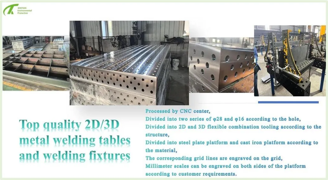 High Quality Structure Welding Table Steel Cast Iron 2D3d Fixture Platform