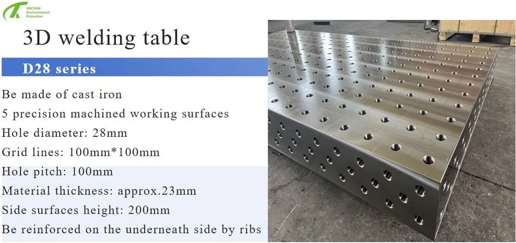 High Quality Structure Welding Table Steel Cast Iron 2D3d Fixture Platform