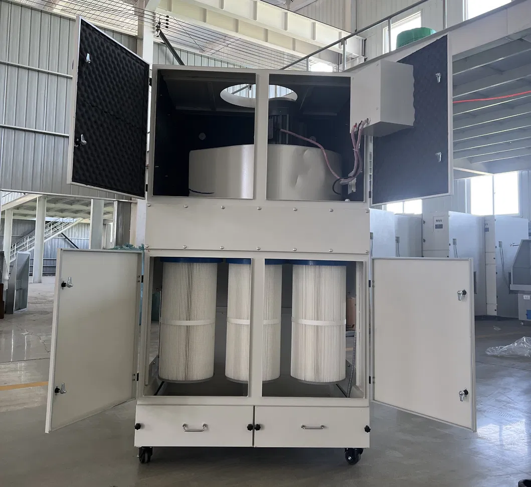 High Suction Wet Dust Collector Polyester Fiber Woodworking Metal Sanding