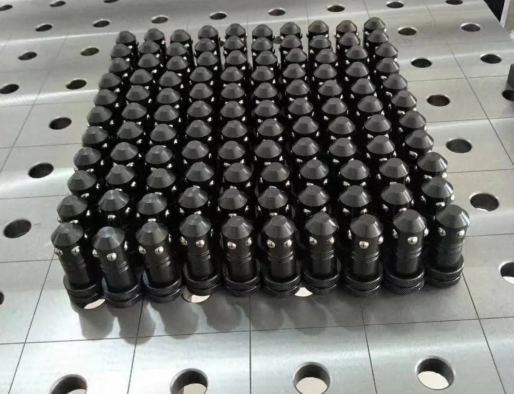 Industrial Nitrided Cast Iron Angle Steel Welding Platform Welding Table D16/D28