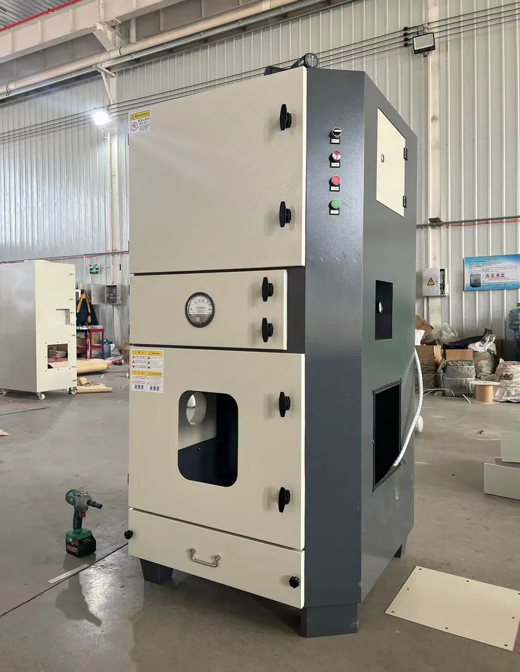 Large Suction Cartridge Dust Collector Fume Purifier Polyester Wet Type