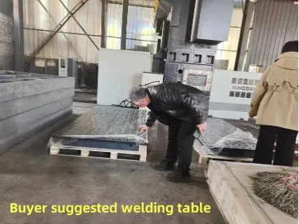 Manufacturer Cast Iron Plate 3D Welding Table with Calmps and Fixtures Essential Equipment for Professional Welding