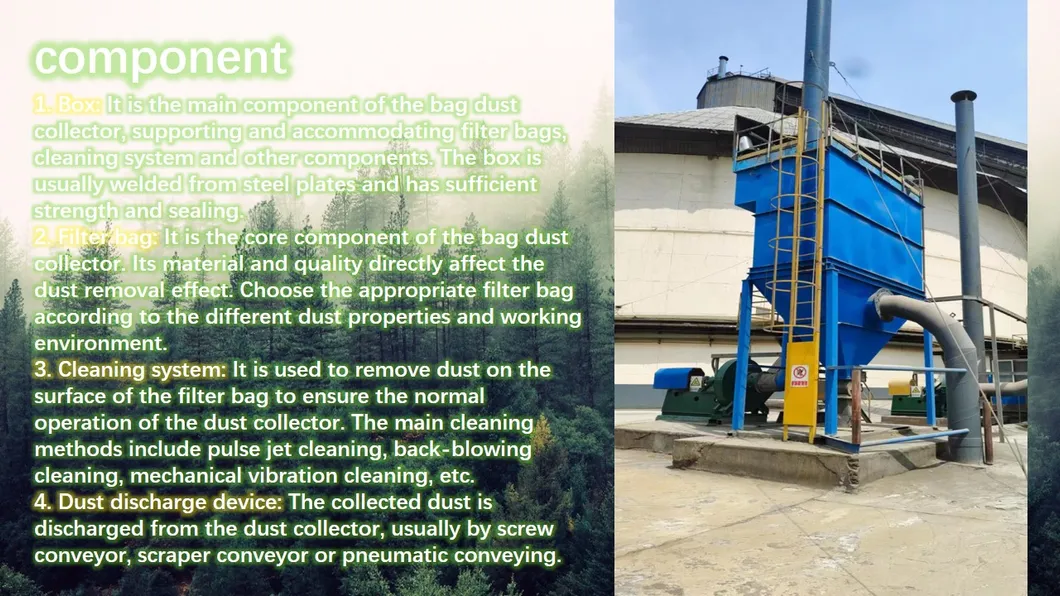 Mc-200 High Efficiency Boiler Bag Dust Collector Dust Collection Equipment