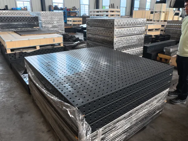 Modular Cast Iron Welding Fixture with Clamps 2D 3D Steel Welded Table