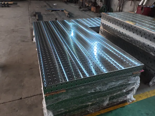 Modular Cast Iron Welding Fixture with Clamps 2D 3D Steel Welded Table
