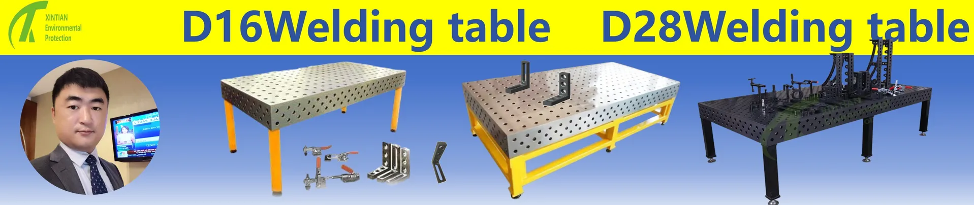 Modular Clamping Accessories Made of Q355 Steel and Cast Iron, 3D Welding Table