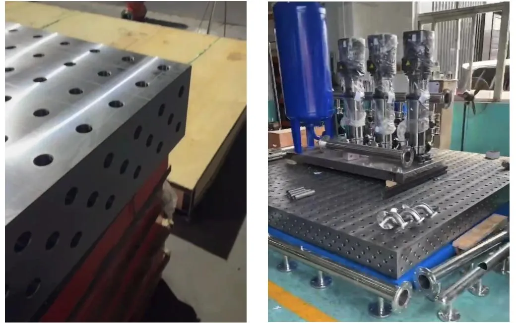 Multi-Module Combination with Clamps Fixture Cast Iron Welding Platform D28/D16