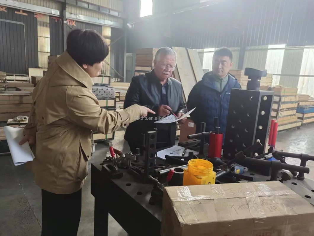 Nitride Cast Iron 2D 3D Welding Table Steel Welding Table Welding Fixture