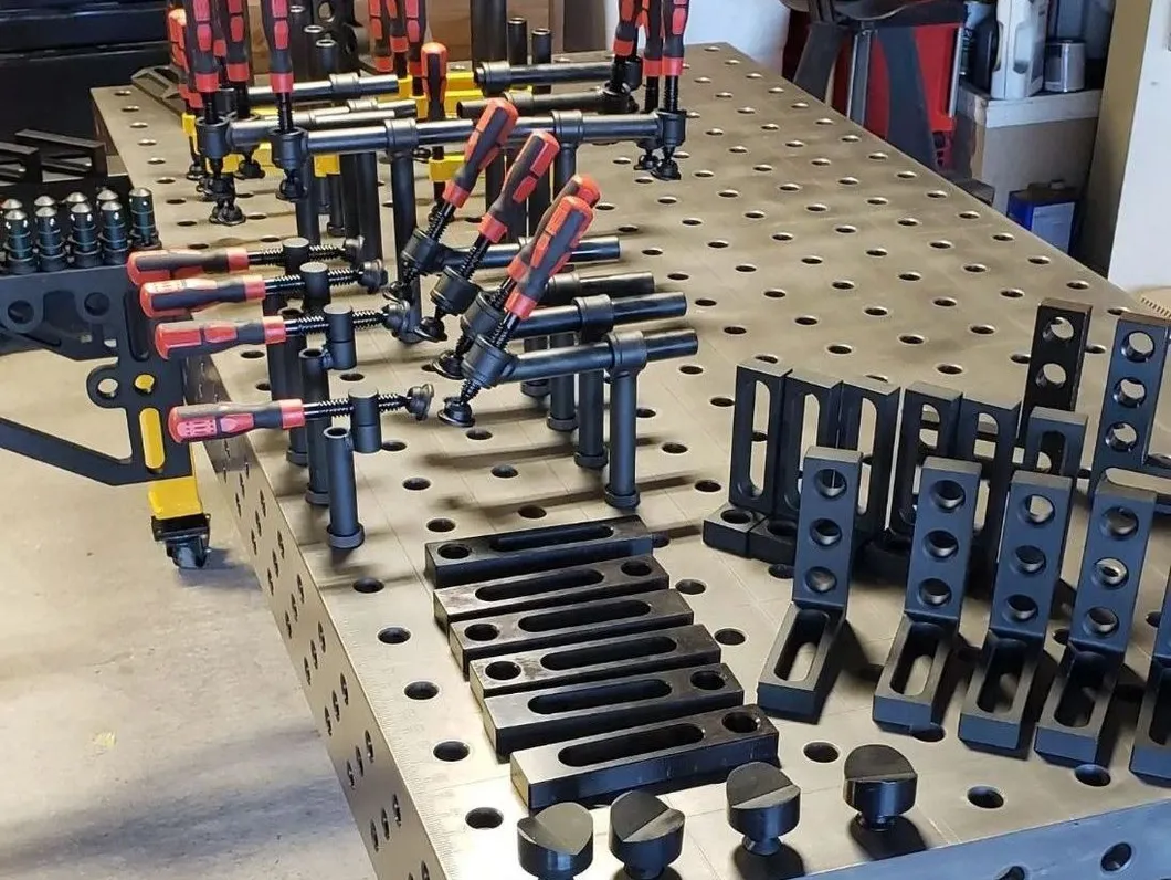 Nitride Cast Iron 2D 3D Welding Table Steel Welding Table Welding Fixture