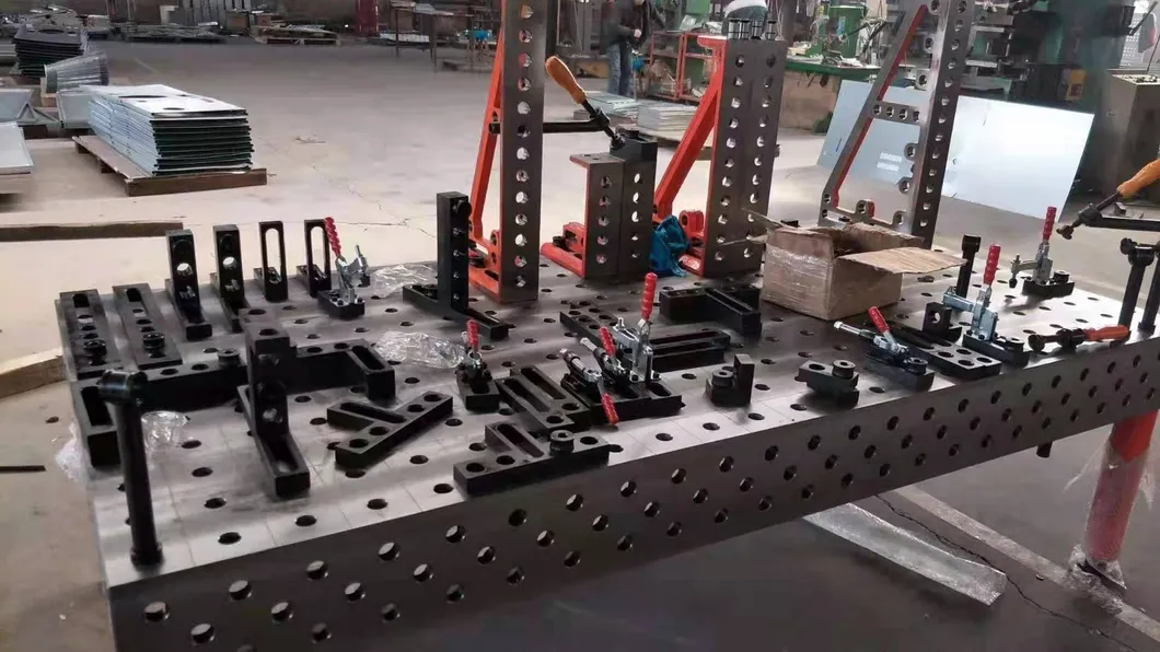Nitride Cast Iron 2D 3D Welding Table Steel Welding Table Welding Fixture