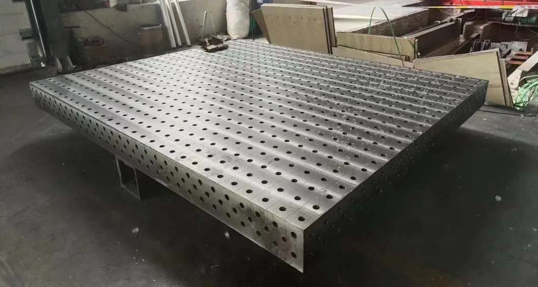 Three Dimensional Flexible Welding Platform with Clamping Porous Positioning