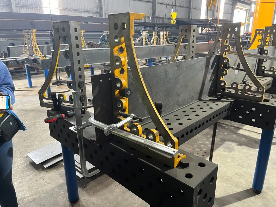 Three-Dimensional Flexible Welding Platform with Fixture