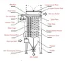 Tunnel Excavation Bag Pulse Dust Collector Mining Dust Removal